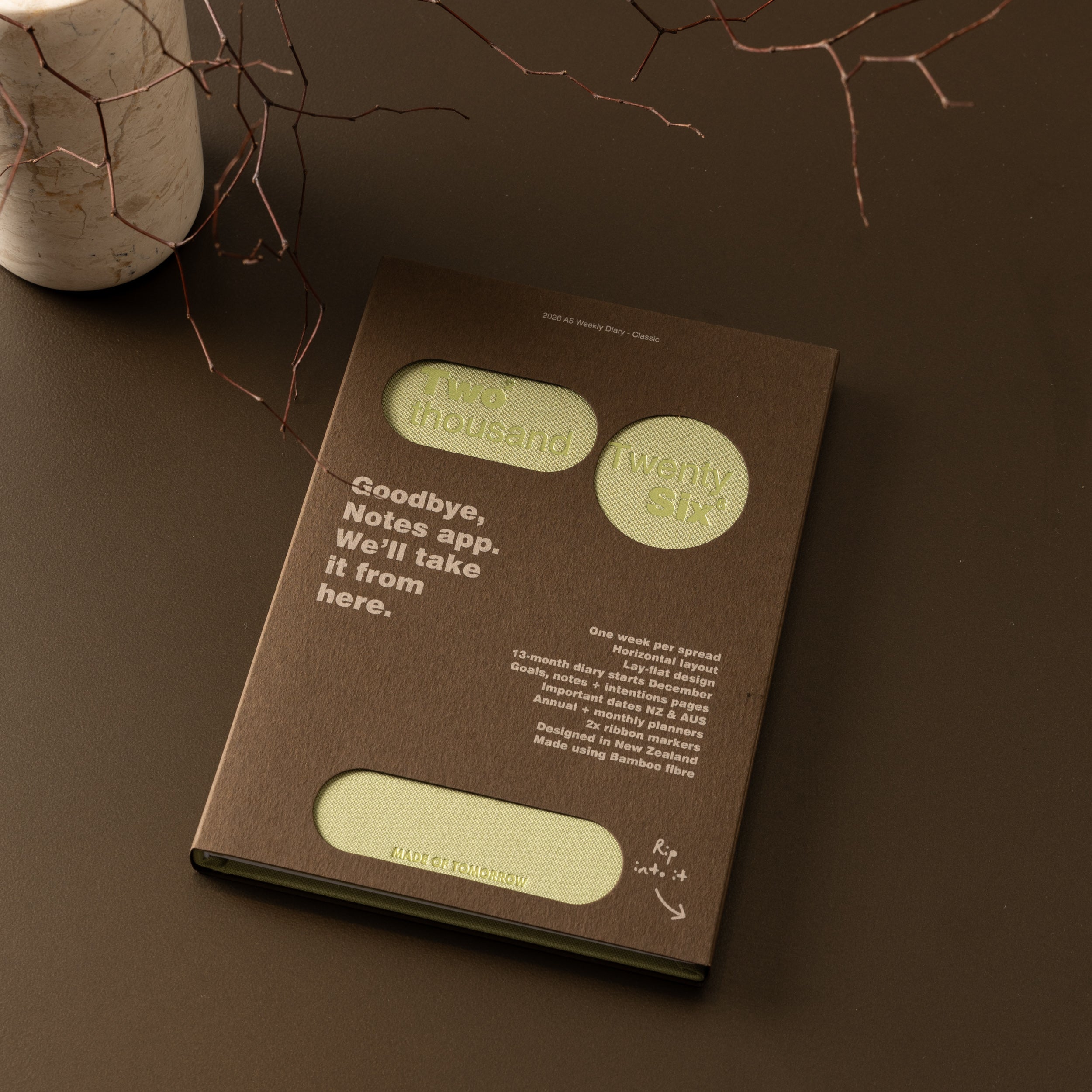 2026 A5 Weekly Diary - Classic