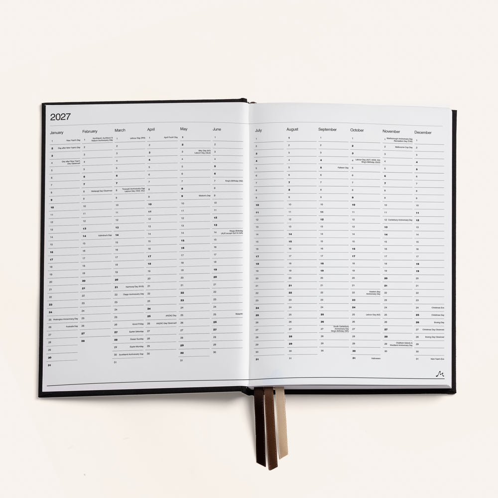 A5 daily · Classic — Yearly