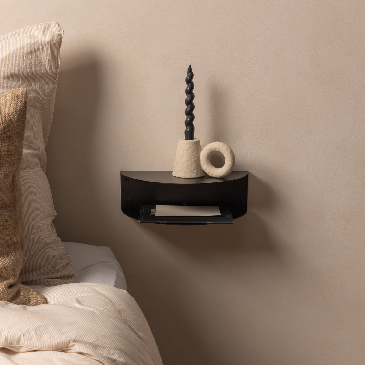 FOLD Bedside Table 300 — Black