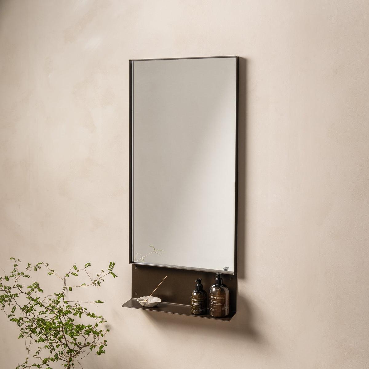 FOLD Ledge Mirror — Bronze