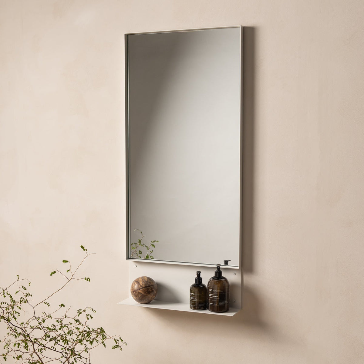 FOLD Ledge Mirror White • Sample Sale — Default Title