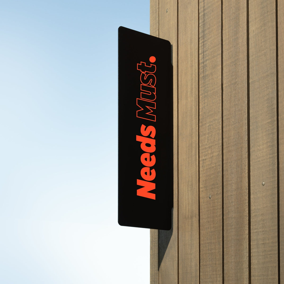 FOLD Slab Sign 450 — Black