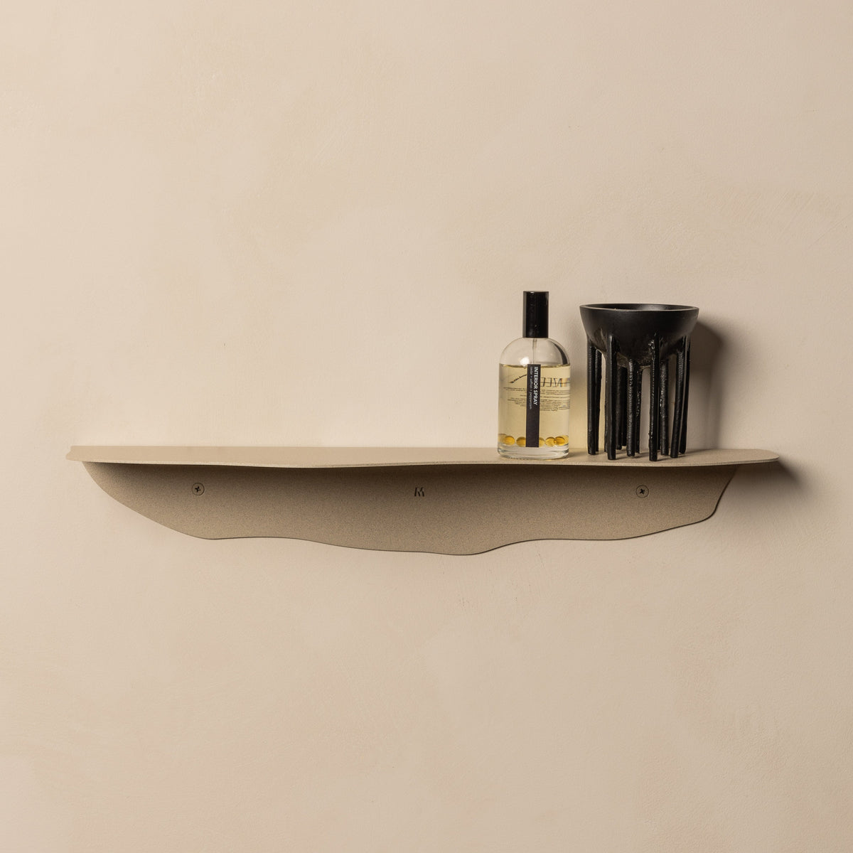 FOLD Wavy Shelf 550 Limestone • Sample Sale — Default Title