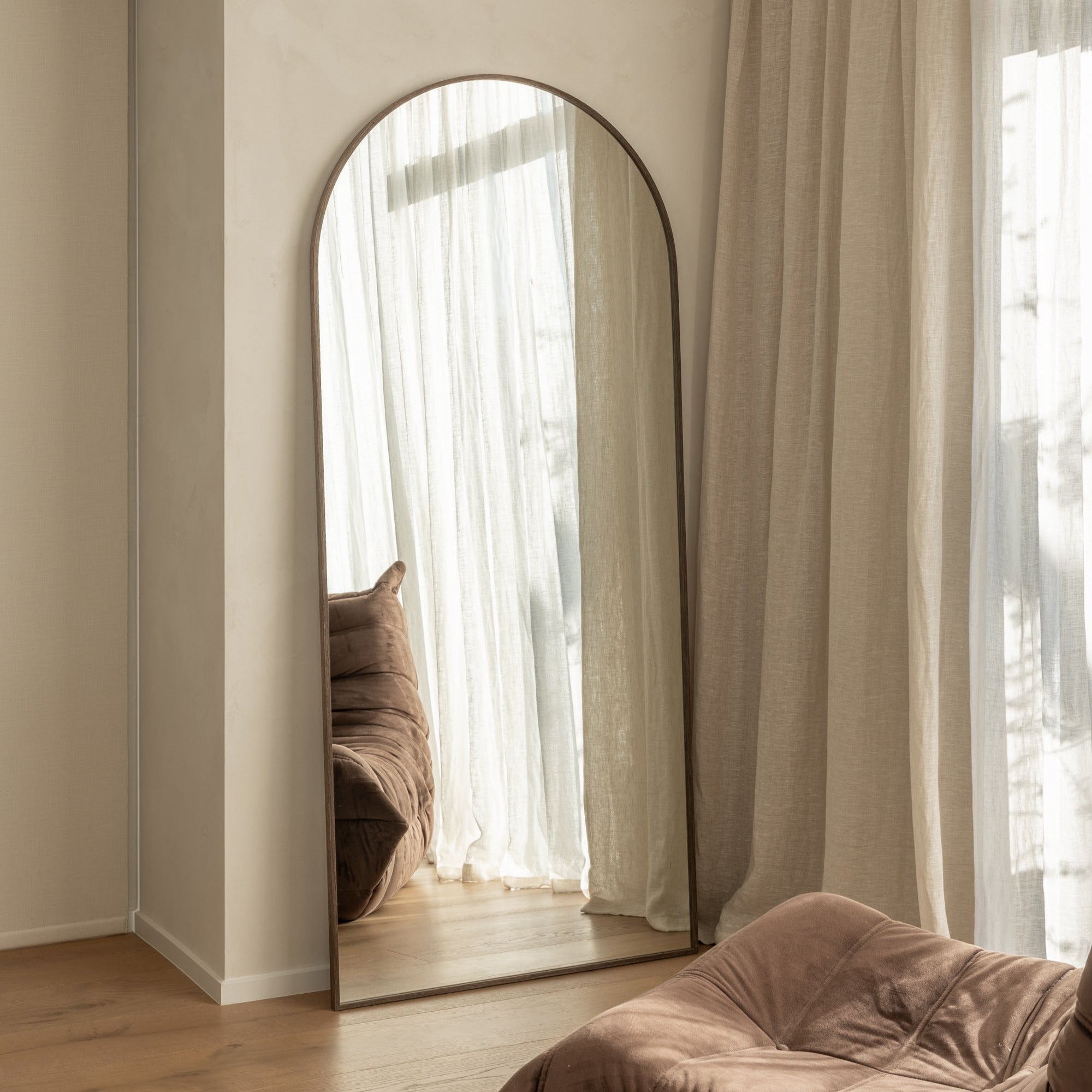 Framed Arch Full Length Mirror