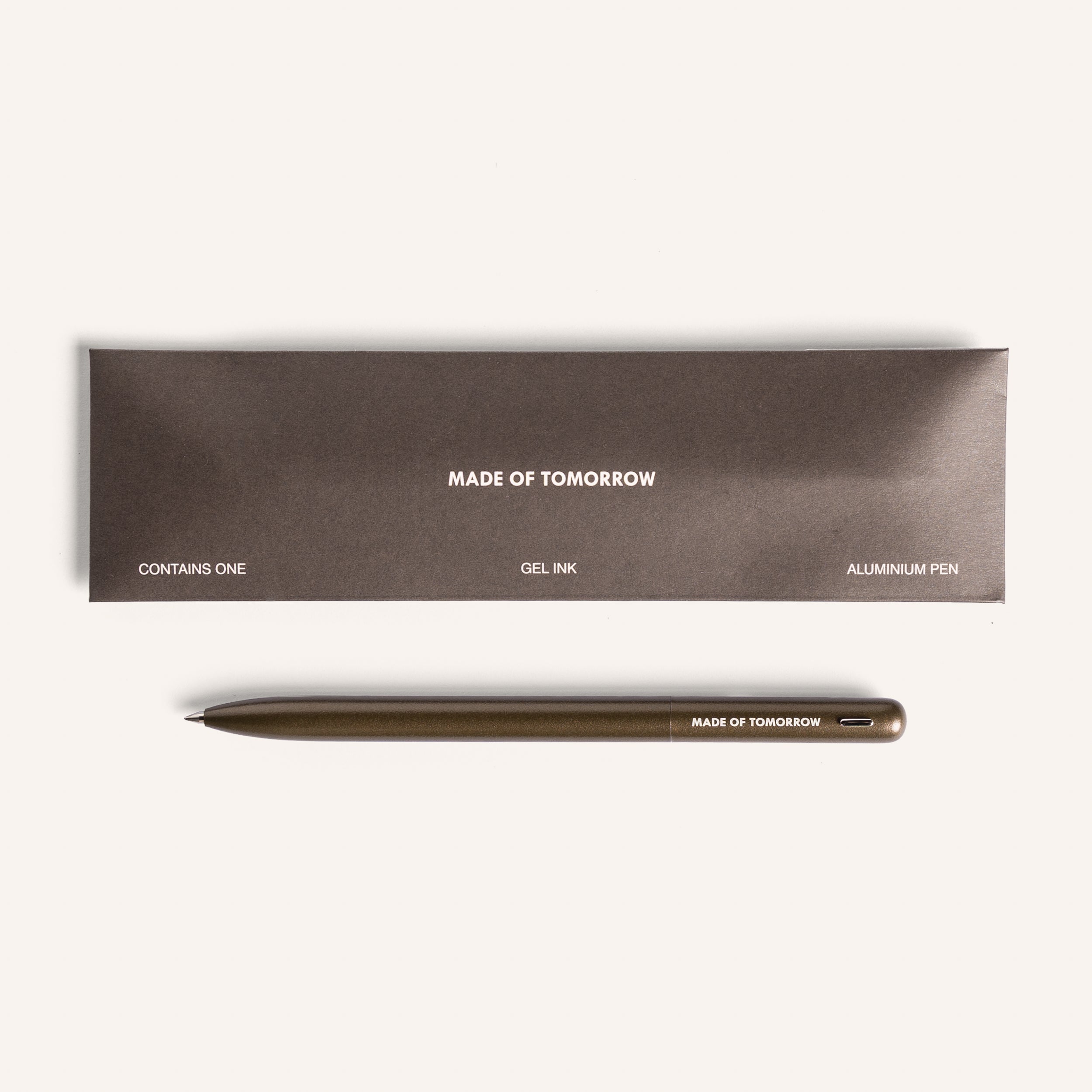 Gel Ink Aluminium Pen