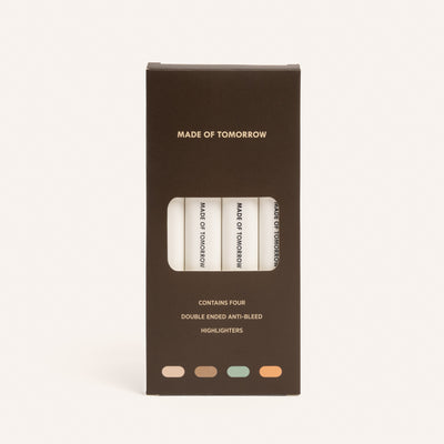 Anti-Bleed Highlighters (Set of 4)