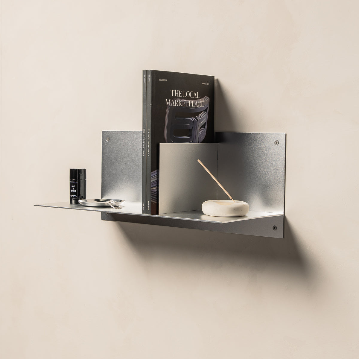 FOLD Layout Shelf 500 — Anodised Aluminium