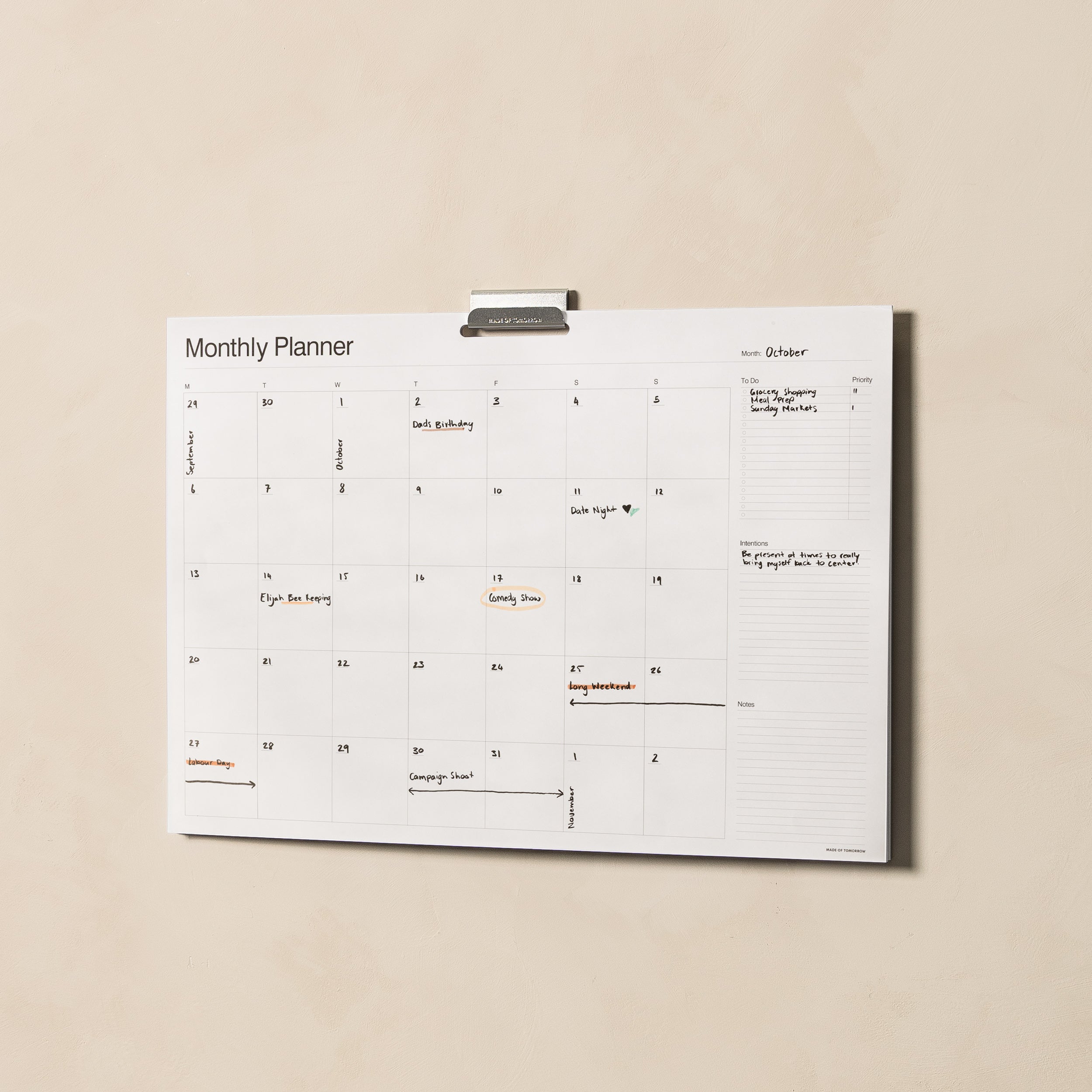 Monthly Planner