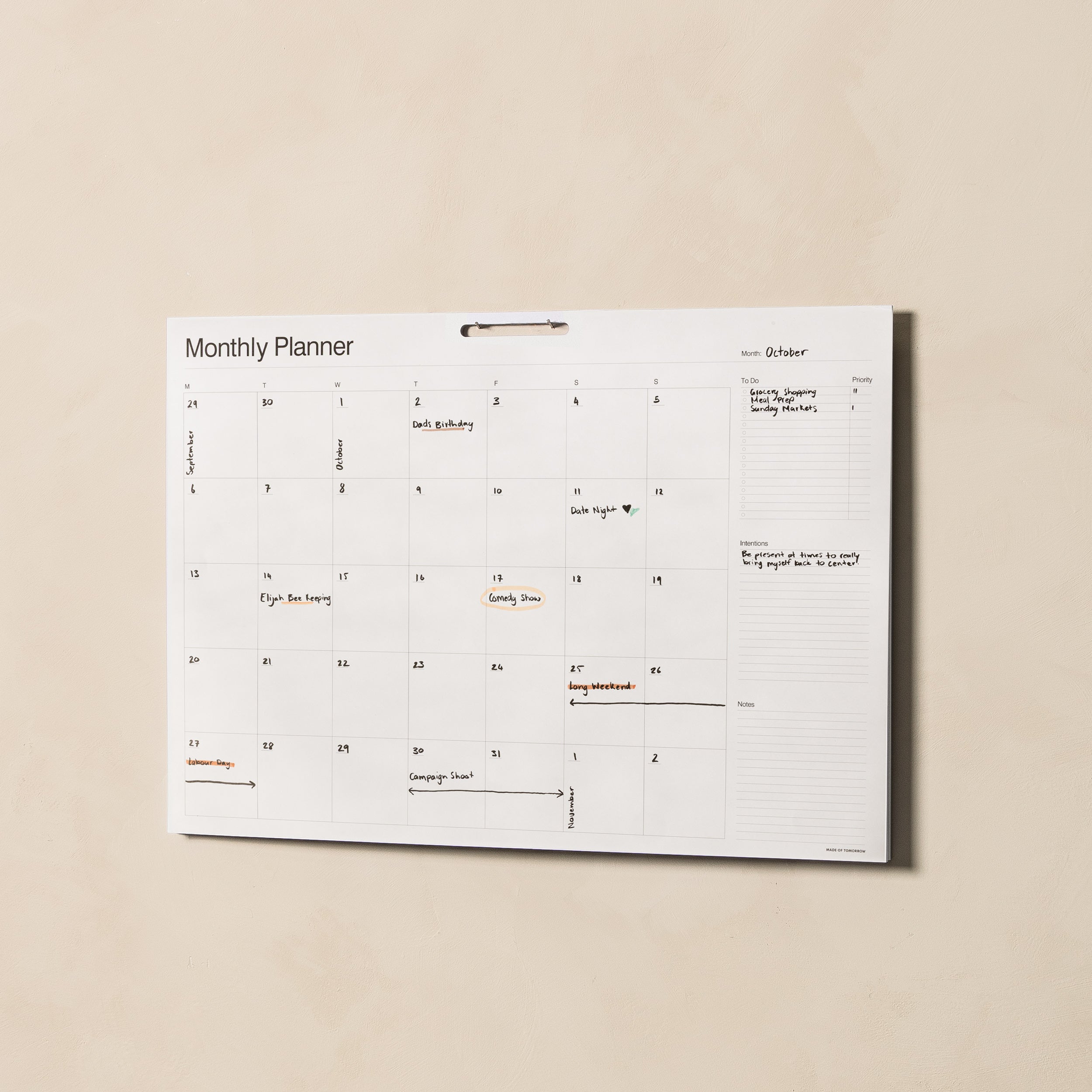 Monthly Planner