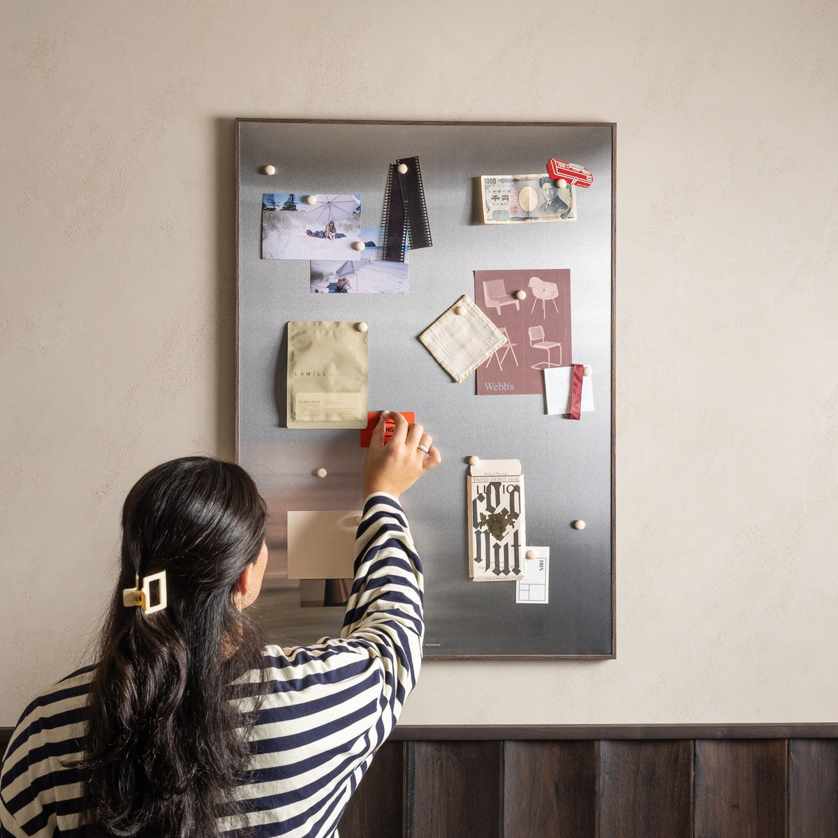 Muse Magnetic Board A1 Walnut Frame • Sample Sale — Default Title