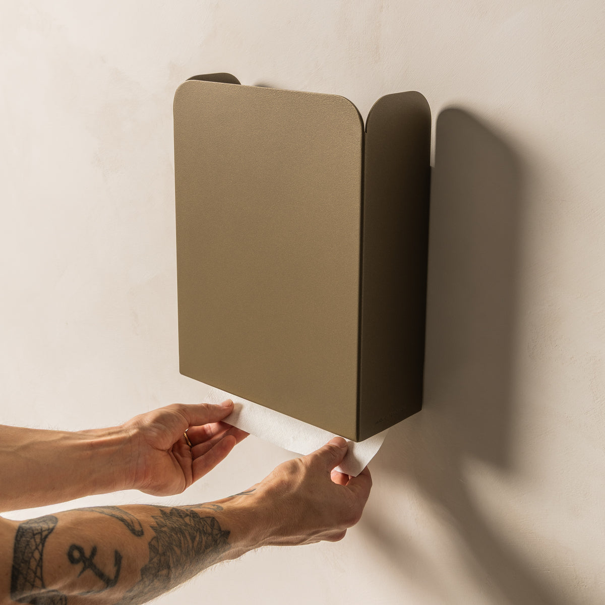 FOLD Paper Towel Dispenser 300 (3.0) Aged Brass • Sample Sale — Default Title