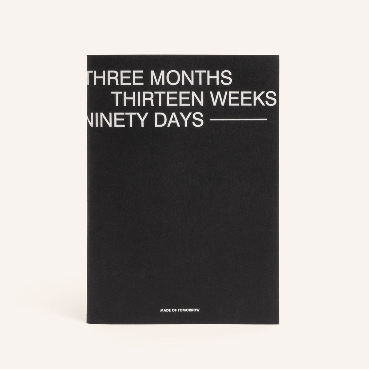Three Monthly Planner — Ebony