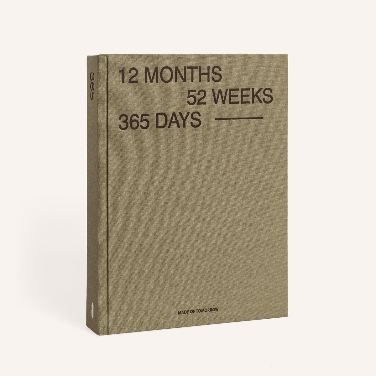 Twelve Monthly Planner - Grand Daily — Crushed Olive