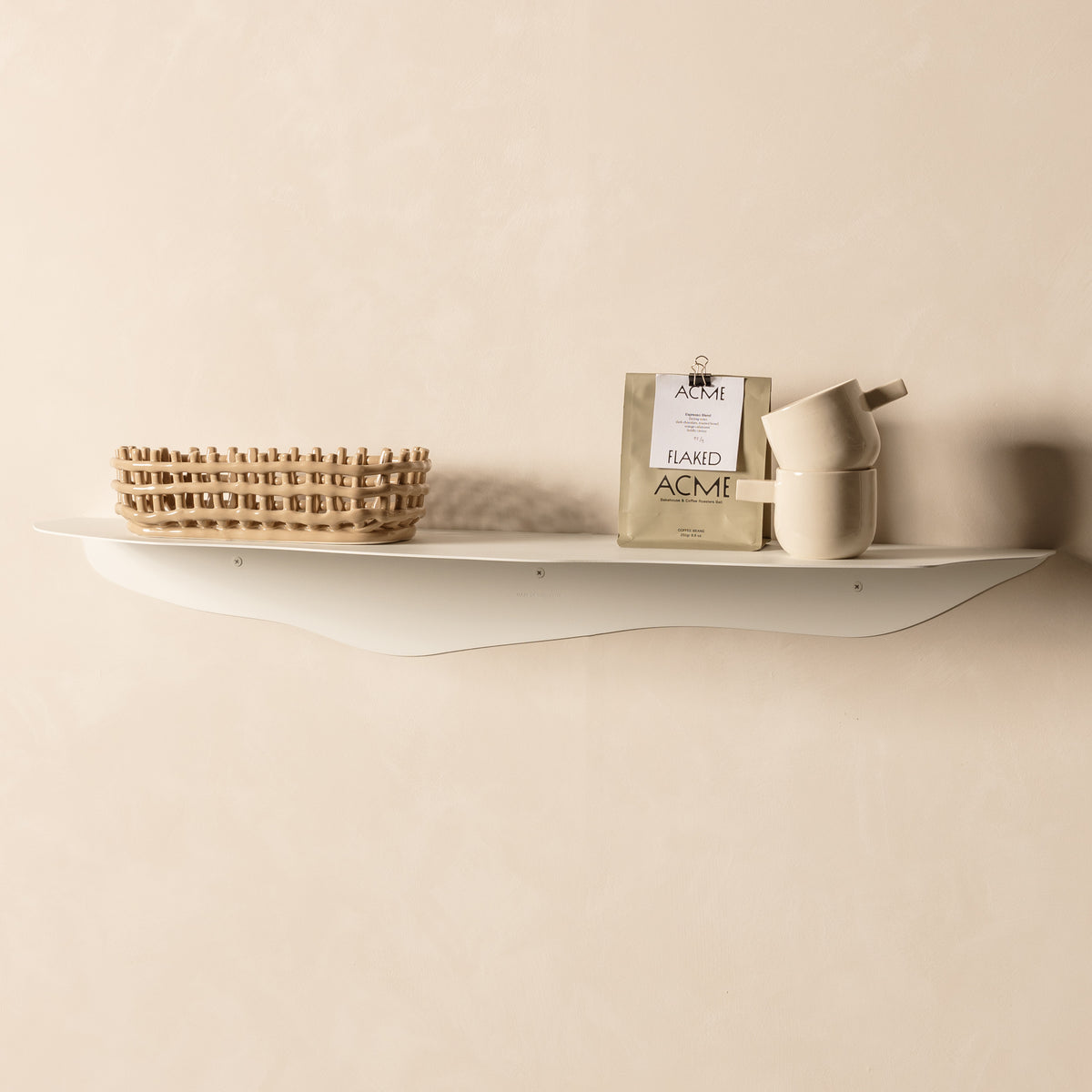 FOLD Wavy Shelf 950 — White