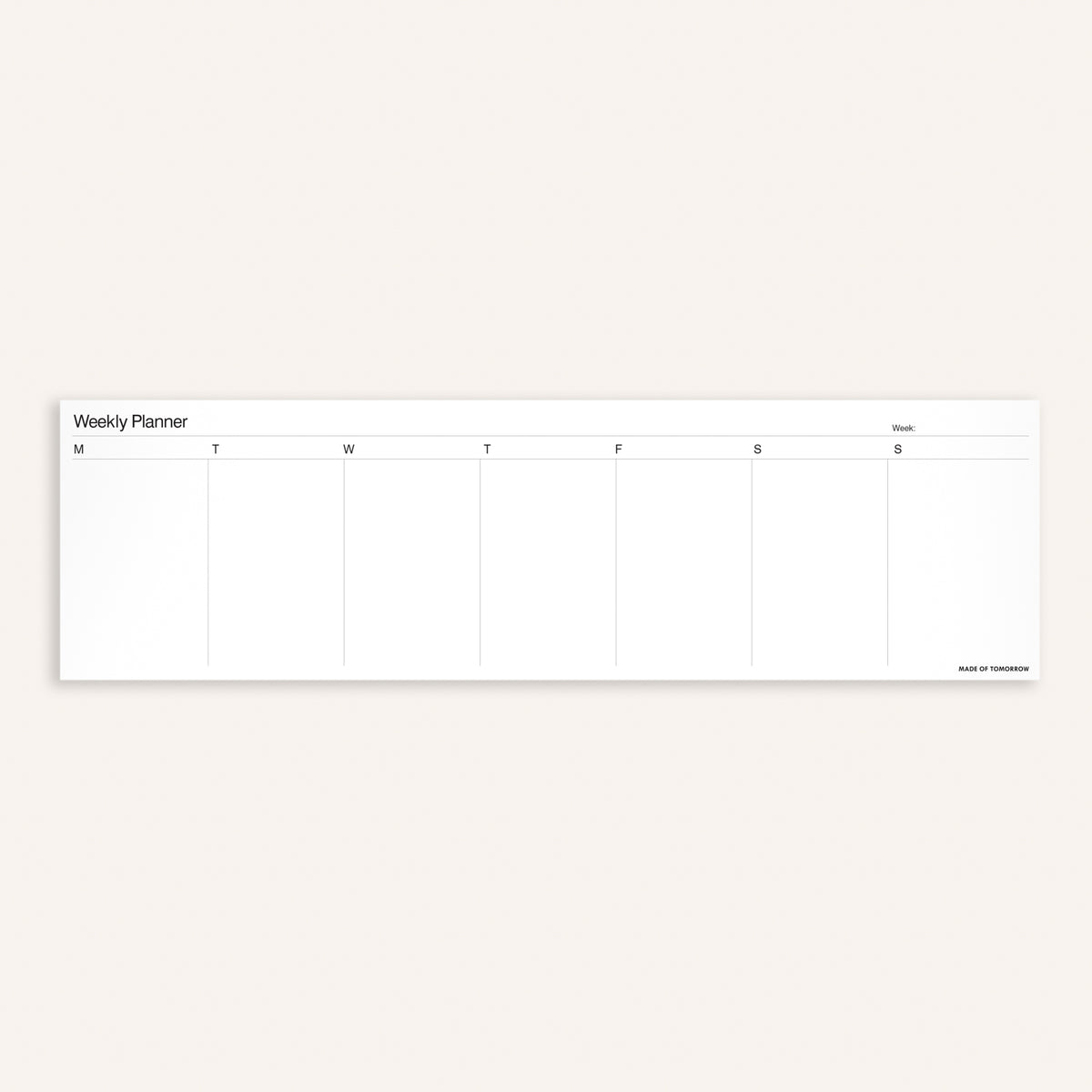 Weekly Planner — Default Title