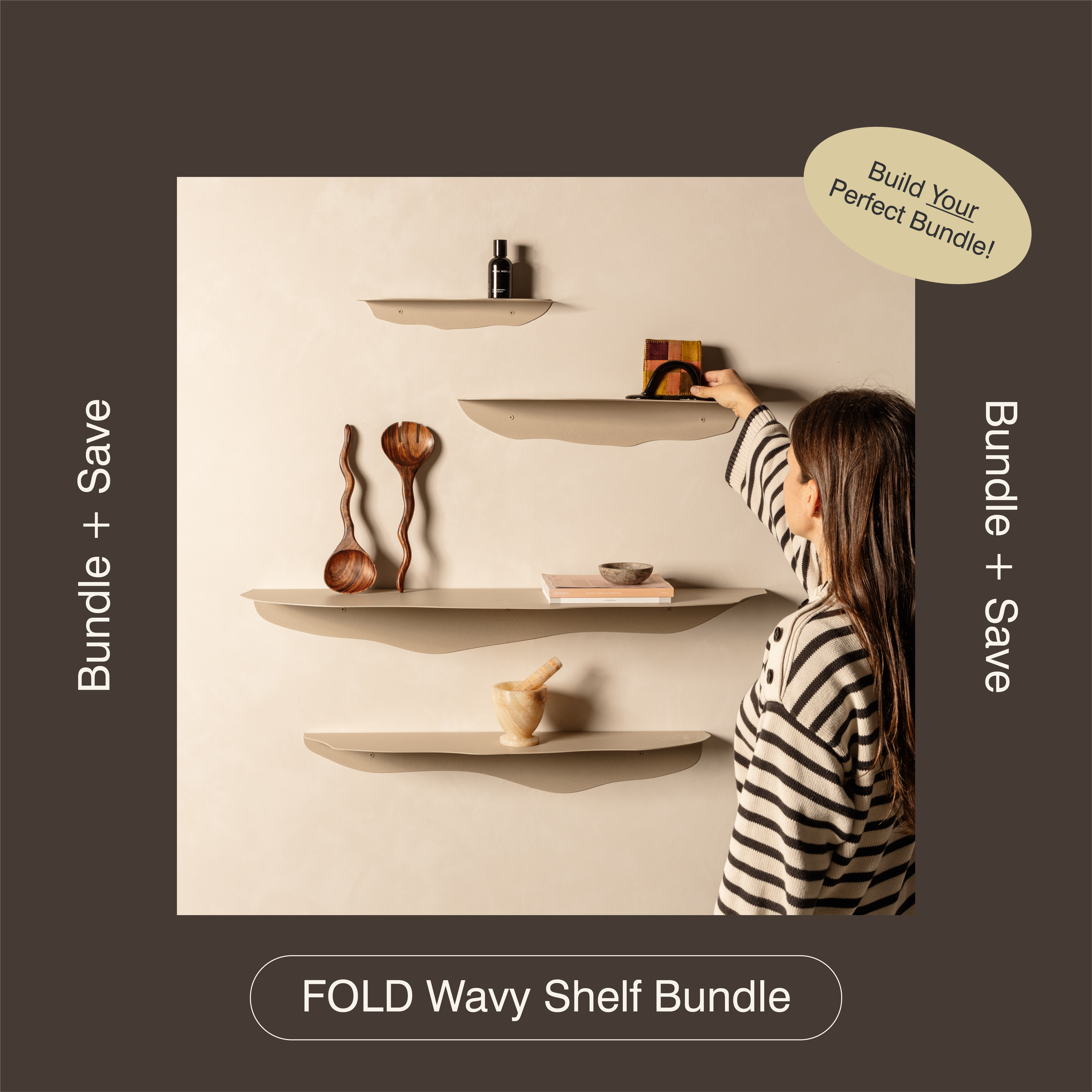FOLD Wavy Shelf Bundle