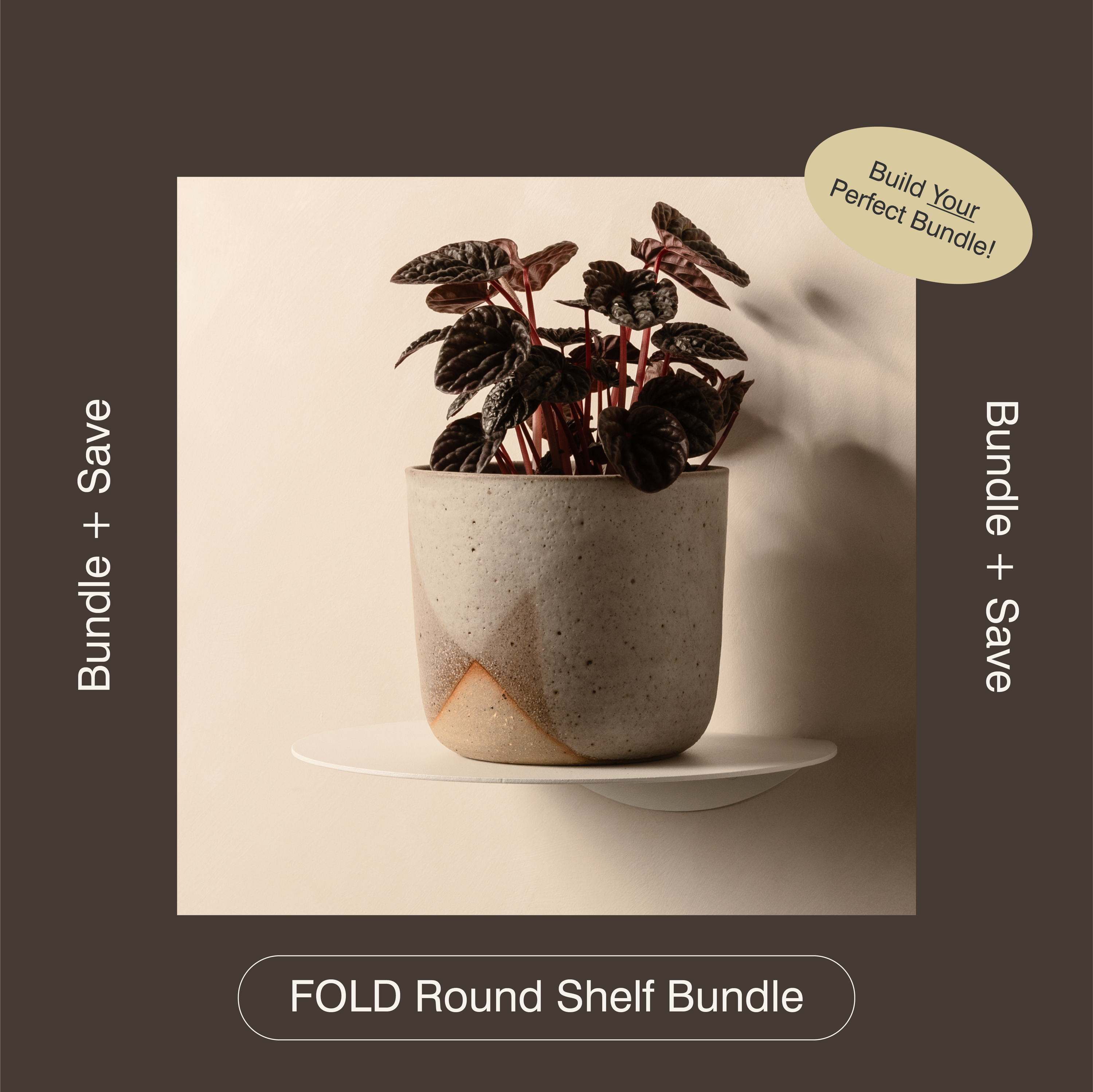 FOLD Round Shelf Bundle