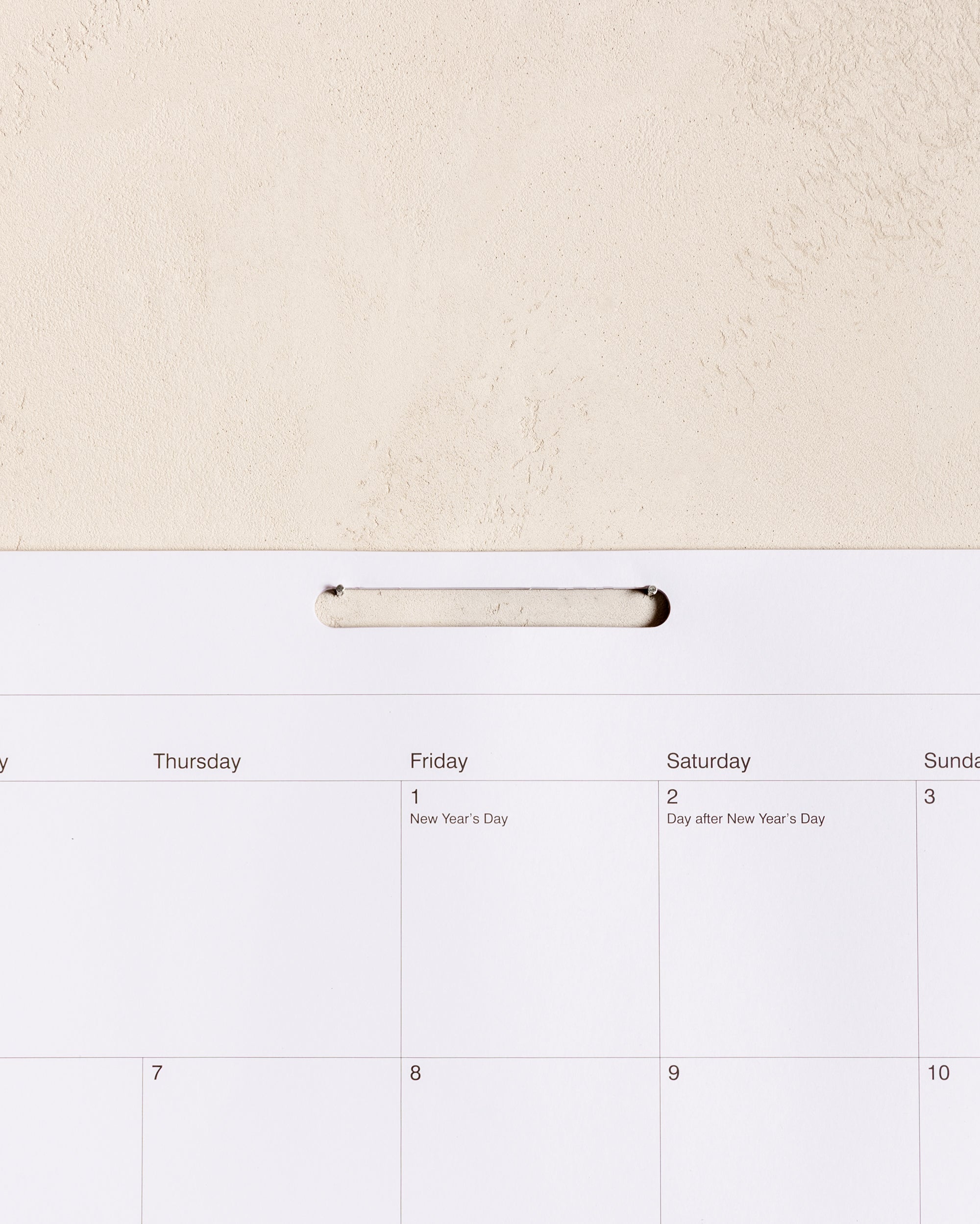 2027 Monthly Planner without a display hook