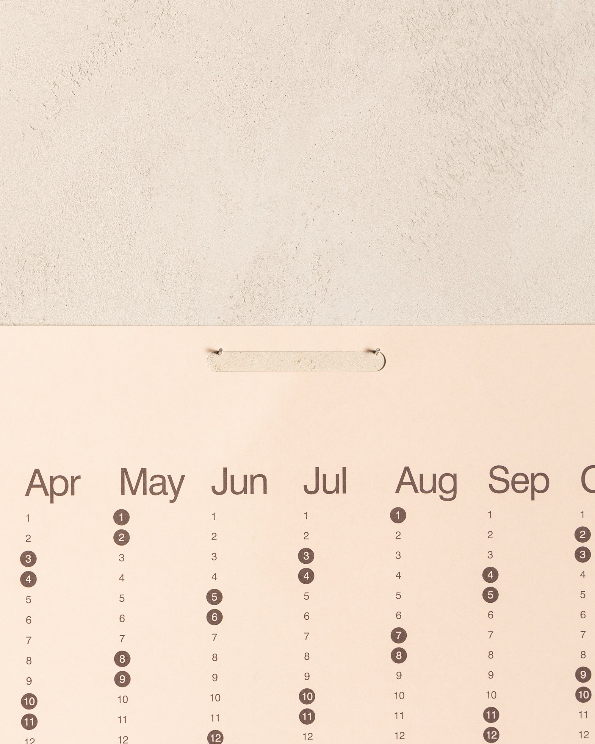 2027 Yearly Planner without a display hook