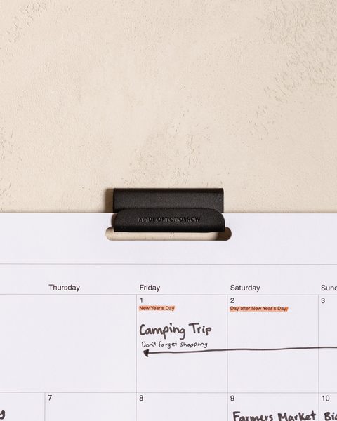 2027 Monthly Planner with black display hook