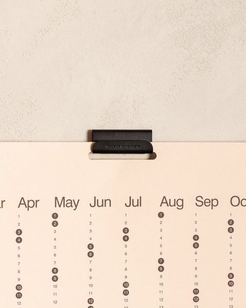 2027 Yearly Planner with black display hook